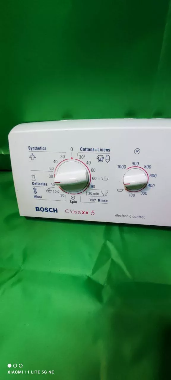 Элементы управления Bosch Classixx5 Вертикал.загрузка