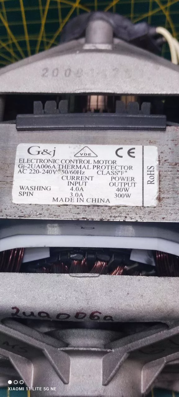Двигатель Samsung GJ 2UA006A - 8контактов