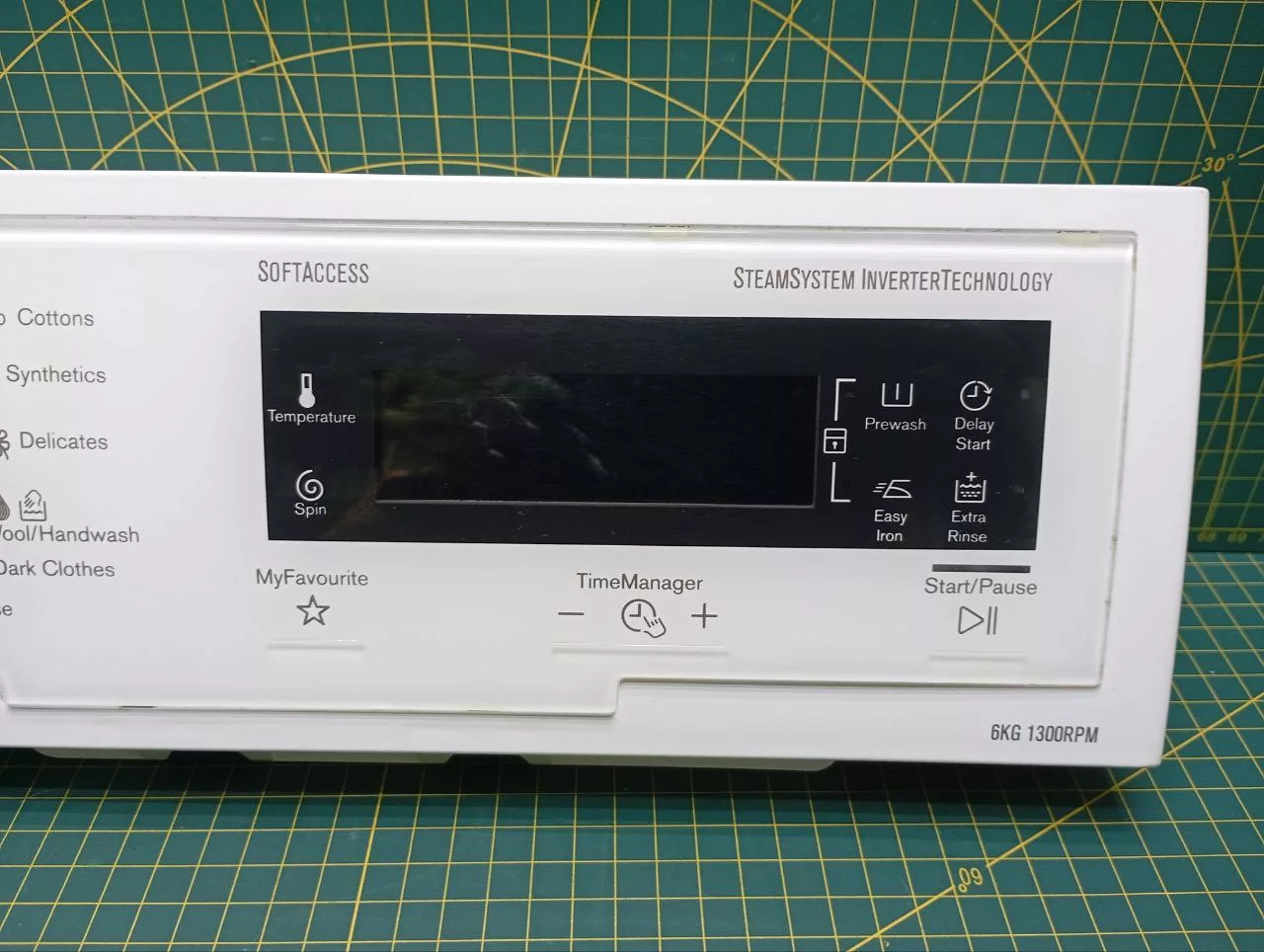 Панель управления Electrolux EWT1378VOW для машин с вертикальной загрузкой