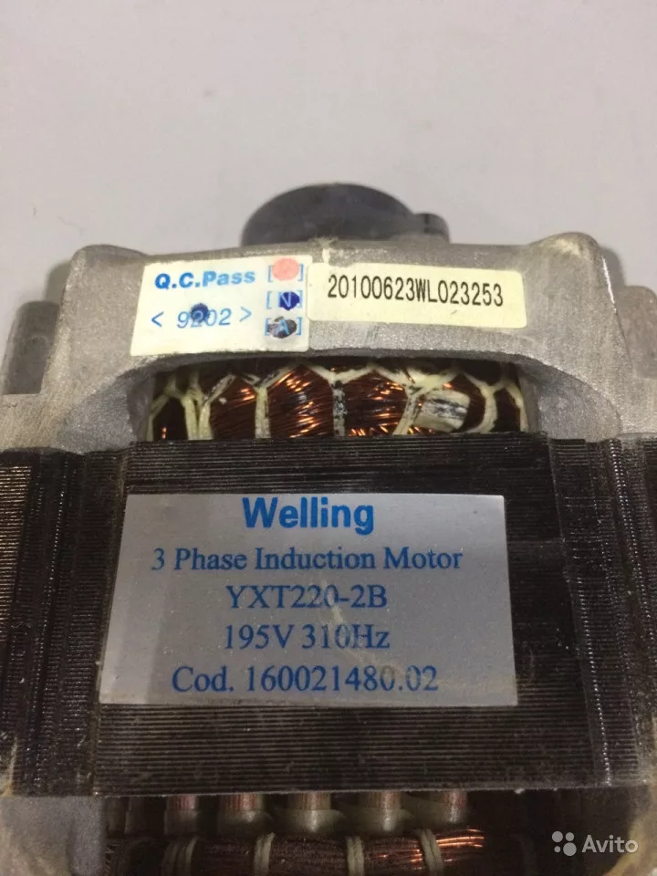 Двигатель Indesit Welling 160021480.02 -5 контактов инвертор