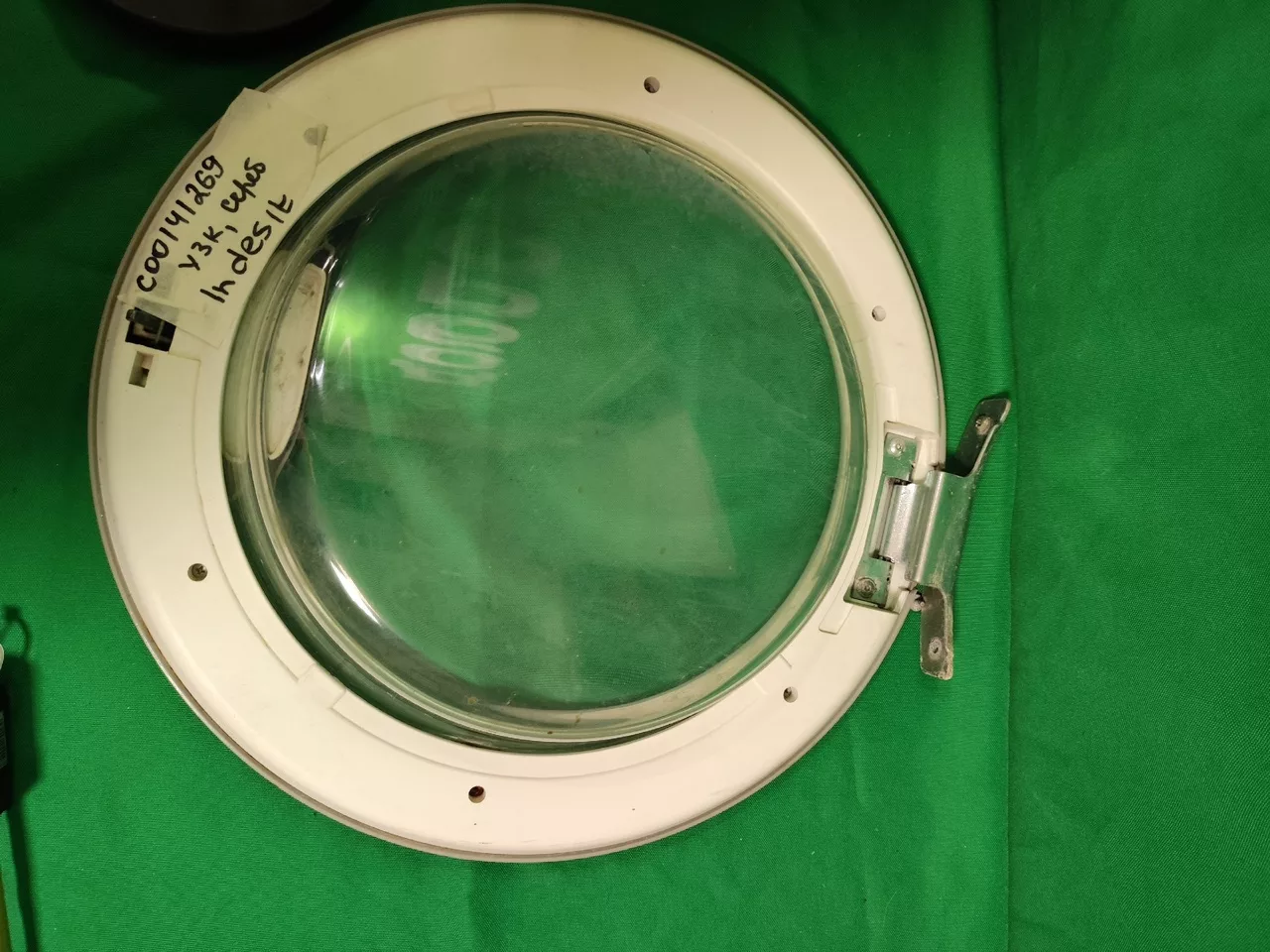 Люк Indesit C00141269 узкий серебр.