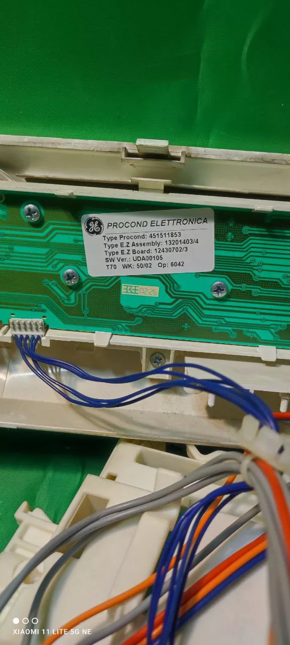 Модуль Zanussi FE1014N желтая панель