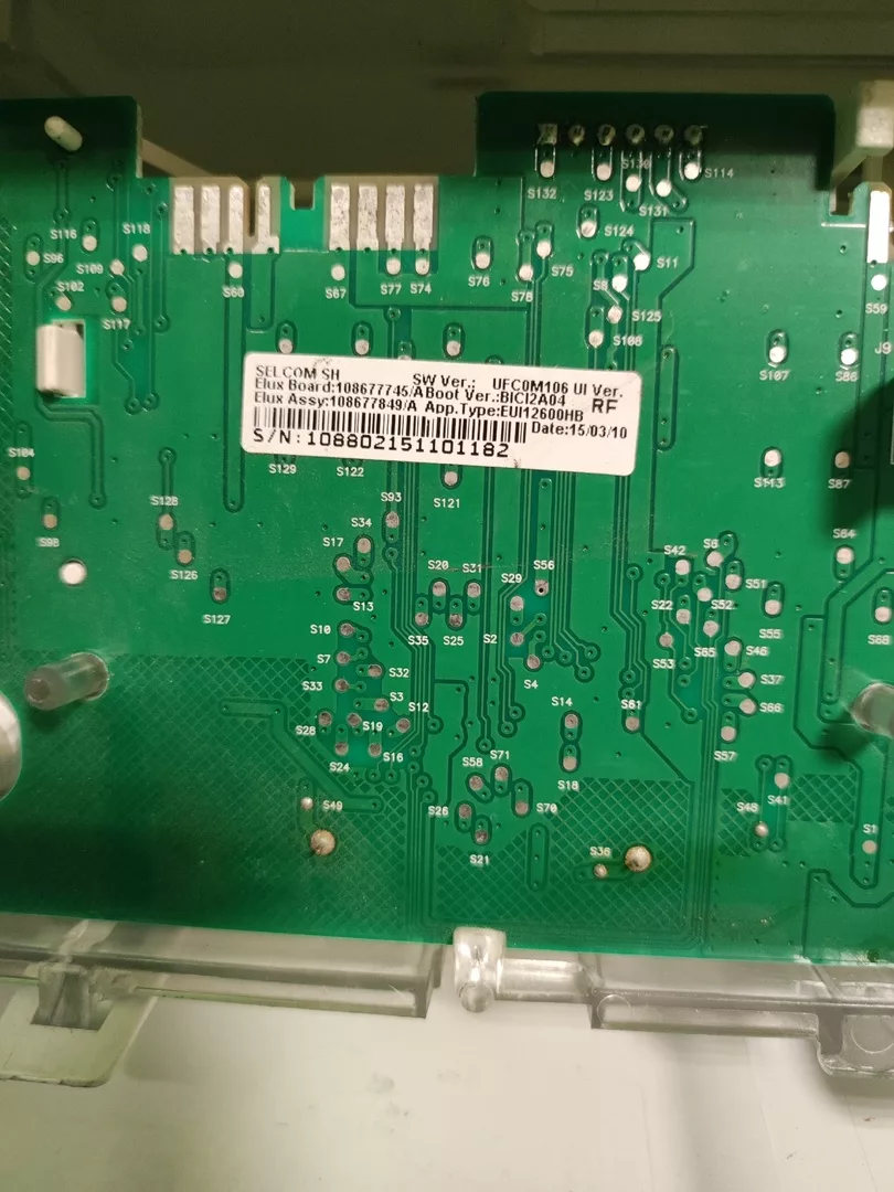 Панель управления Electrolux EWT 1377VOW для стиральной машины (Вертикальная загрузка)
