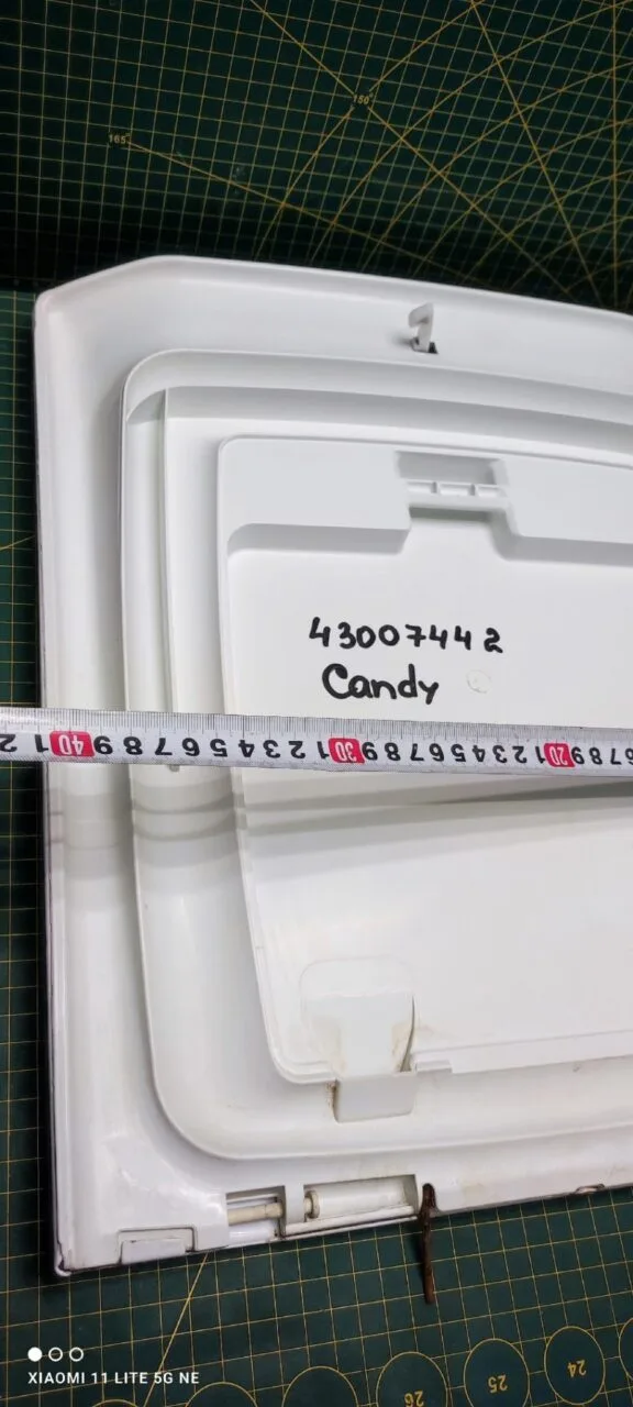 Крышка люка	Candy 43007442 для стиральной машины с вертикальной загрузкой