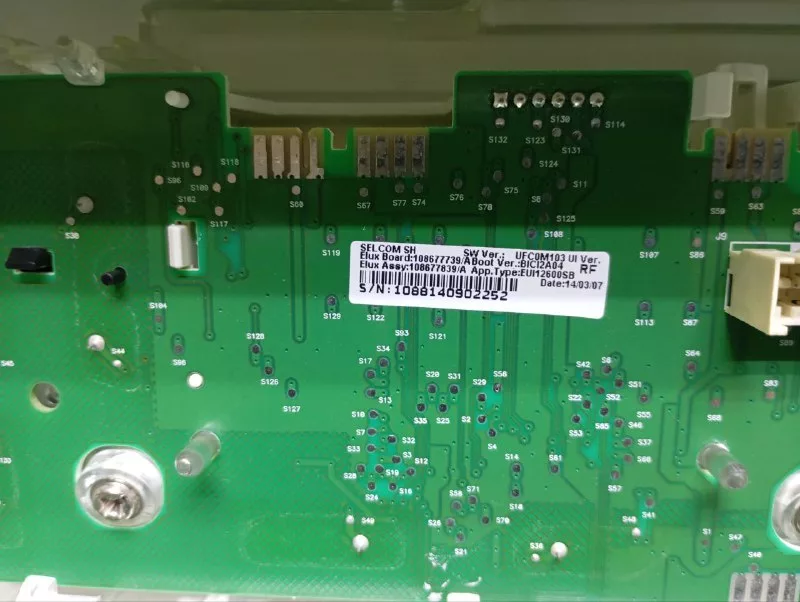 Панель управления Electrolux EWT1378VOW для машин с вертикальной загрузкой