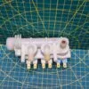 Клапан тройной Indesit ETL9080 контакты сверху