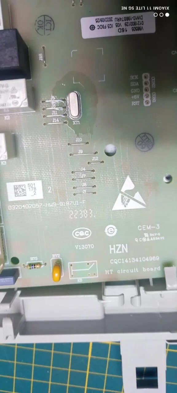 Панель управления с модулем Haier HDWE10-292RU