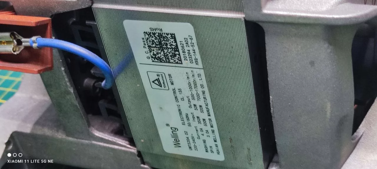 Двигатель Hansa Welling UMT5204.02 -9контактов