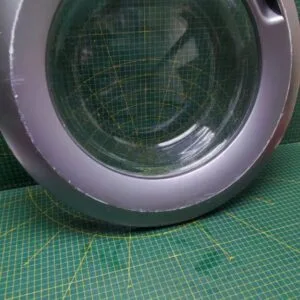 Люк Haier H7620806 серебро с дефектом (потертости обрамления)