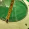 Люк Electrolux 1321448100 узкое стекло в сборе для стиральной машины