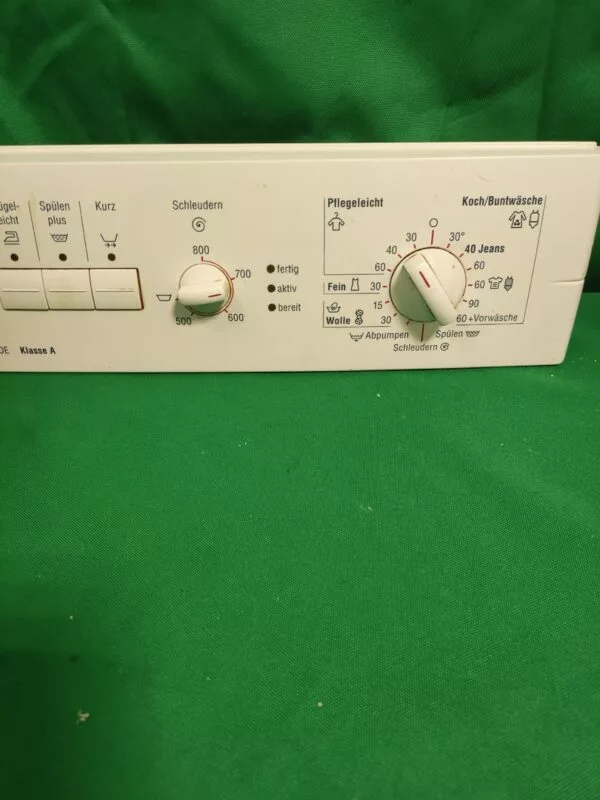 Элементы управления Bosch WFC1664OE (Только пластик) для стиральной машины