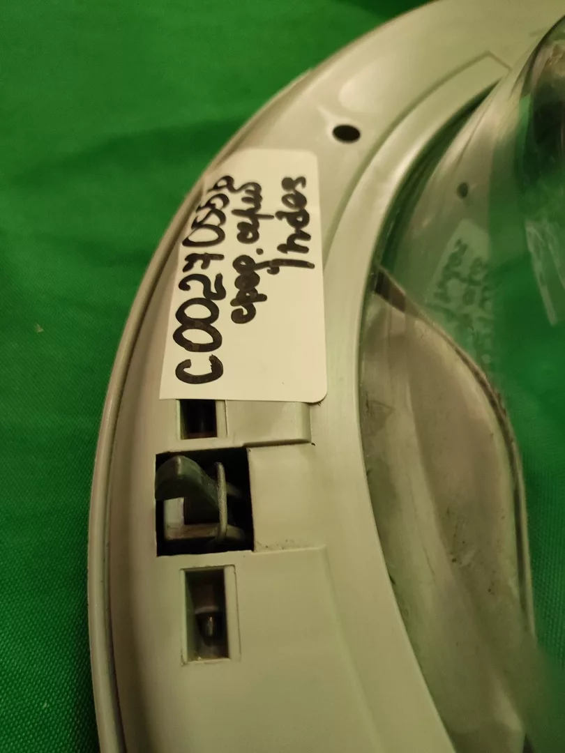 Люк Indesit C 00270556 серый,среднее стекло