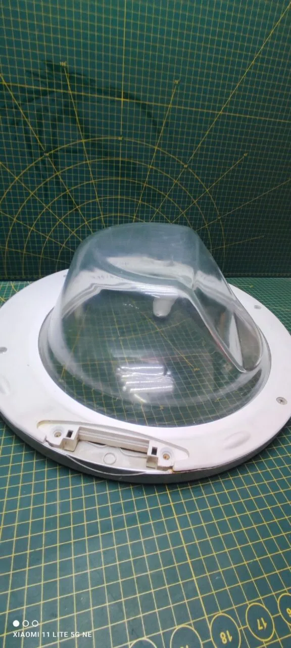 Люк Electrolux 1327418 сер с двойным стеклом