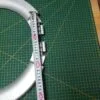 Обрамление внешнее Ariston Indesit 250006731 серебро 44см