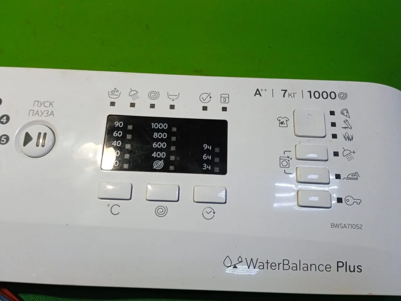 Модуль управления стиральной машины INDESIT BWSA 71052 L B