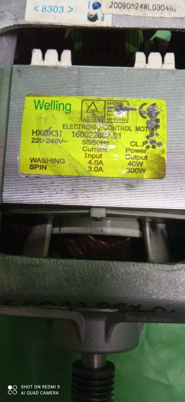 Двигатель Indesit Welling 160022867.01 - 6 контактов