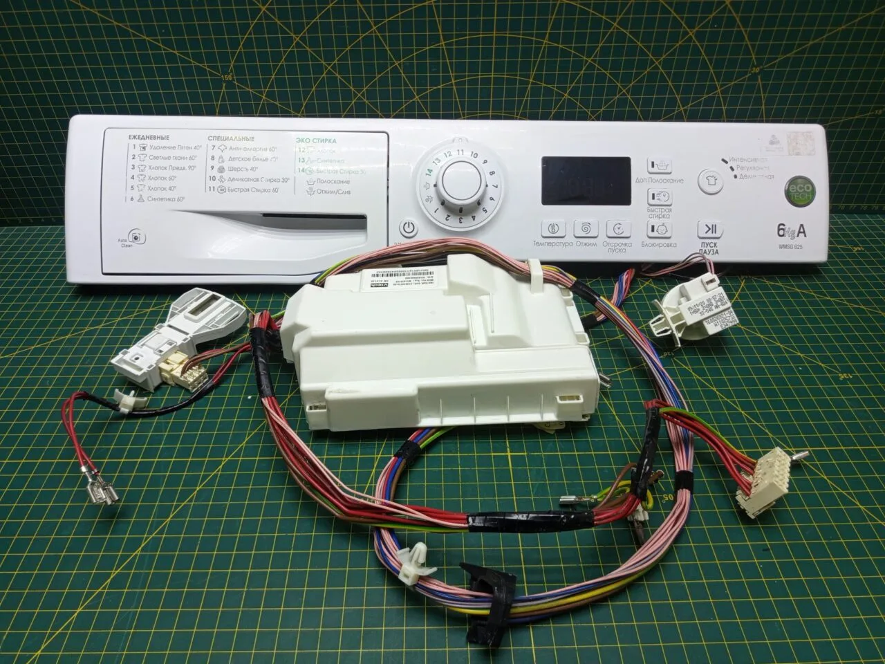 Модуль Ariston WMSG 625 с дефектом (сломаны защелки)