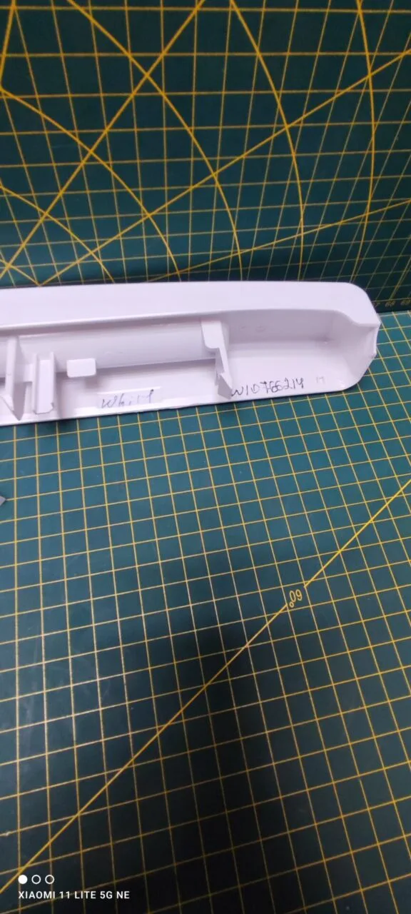 Ручка Whirlpool W10766214 для стиральной машины с вертикальной загрузкой