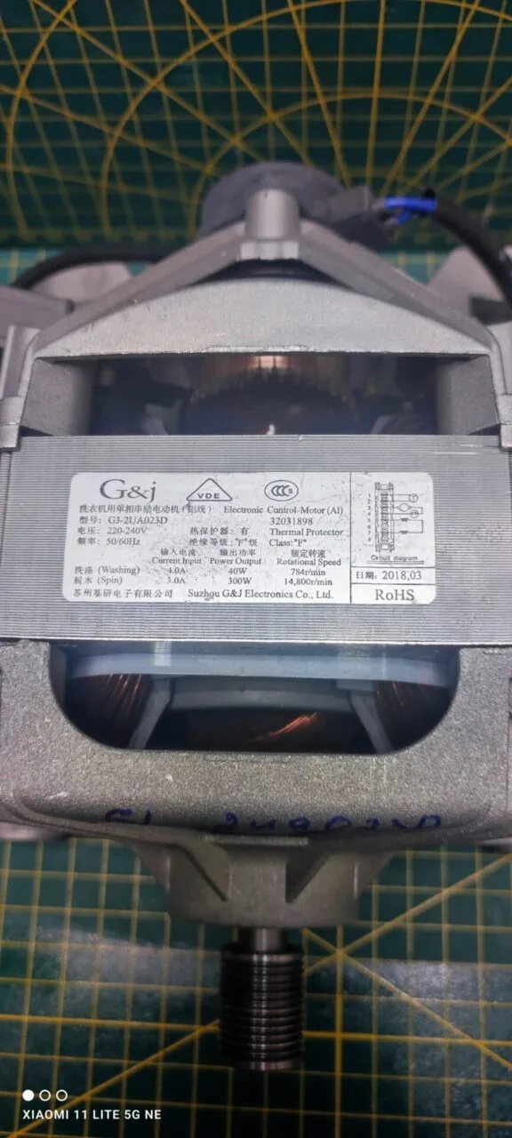 Двигатель Teka GJ 2UA023D -6контактов