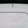 Крышка люка Whirlpool C006325666 с дефектом