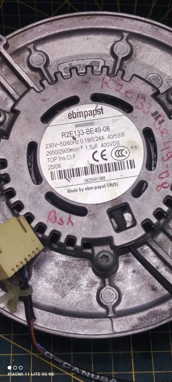 Мотор сушки Bosch R2e133-BE49-08