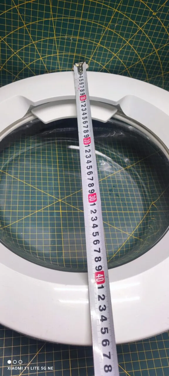 Люк Indesit C00480533 белый средний 48см