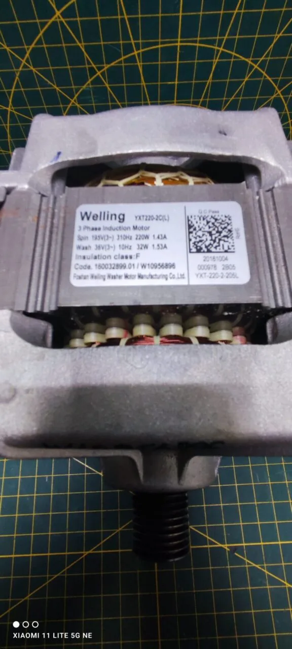 Двигатель Ariston Welling W10956896 инверт. 5 контактов