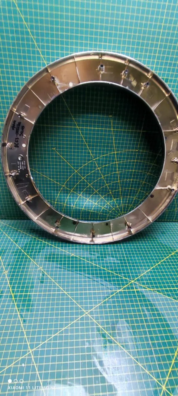 Внешнее обрамление Samsung DC63-00932a хром.