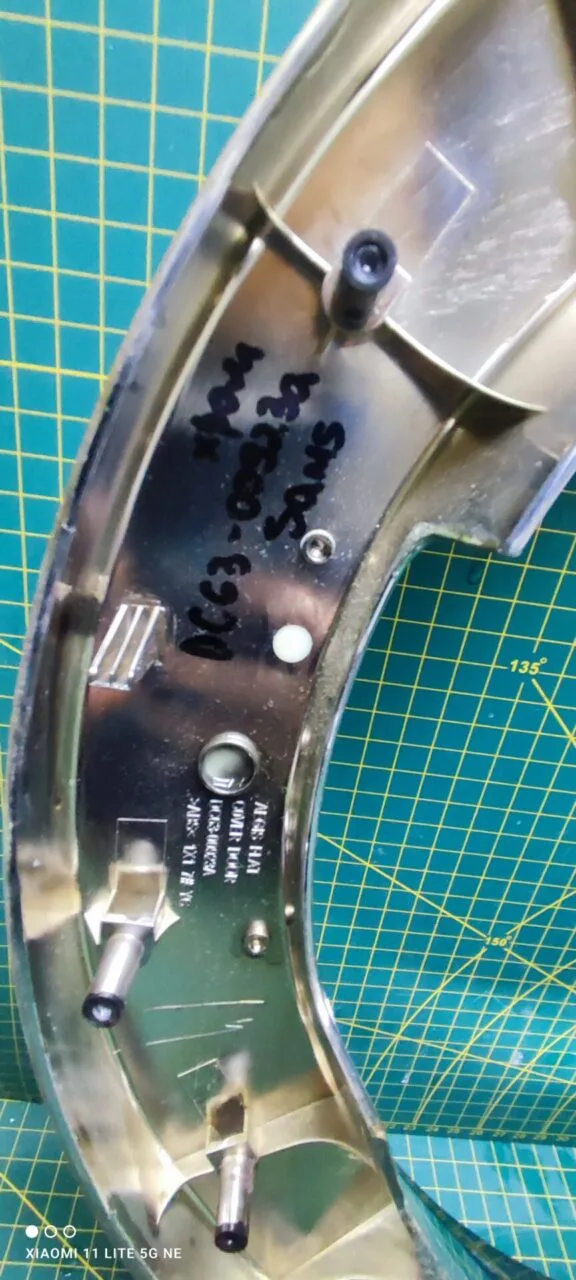 Внешнее обрамление Samsung DC63-00932a хром.