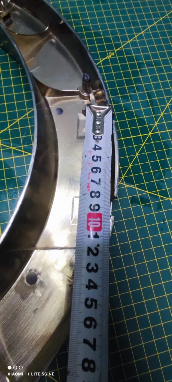 Внешнее обрамление Samsung DC63-00932a хром.