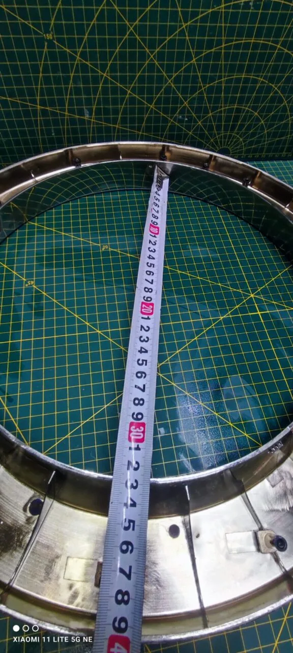 Внешнее обрамление Samsung DC63-00932a хром.