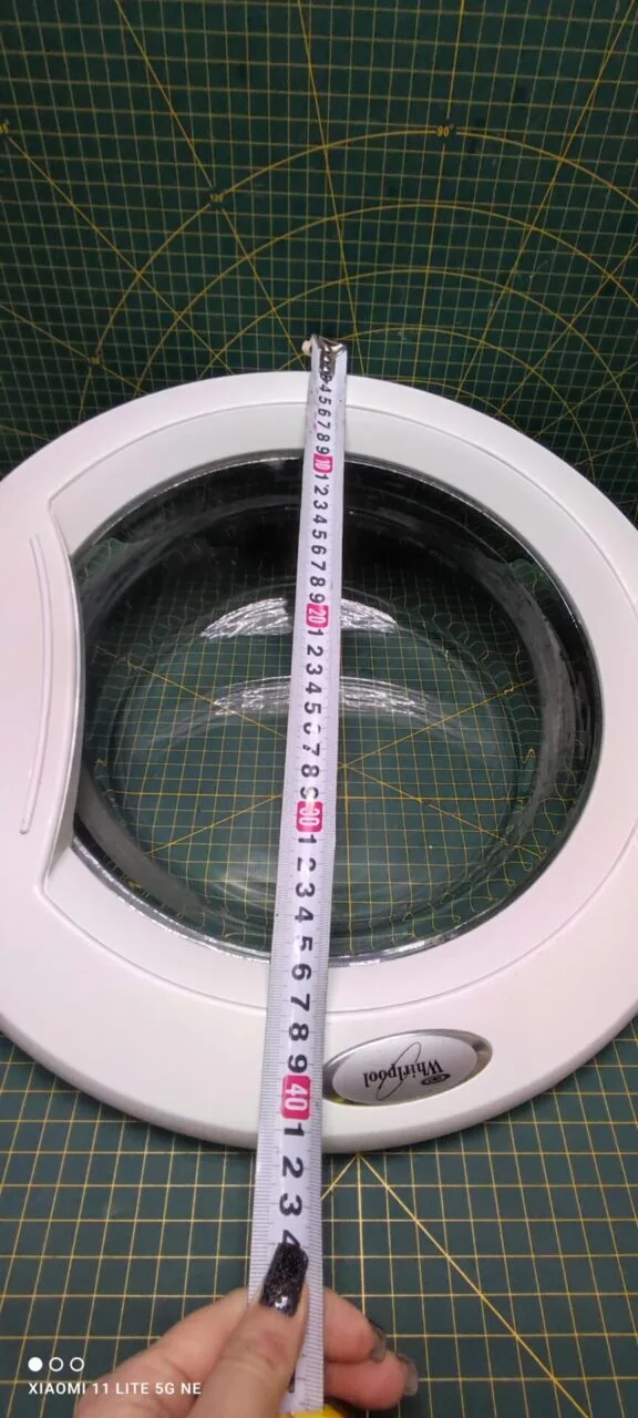 Люк Whirlpool WRL467091641 с дефектом