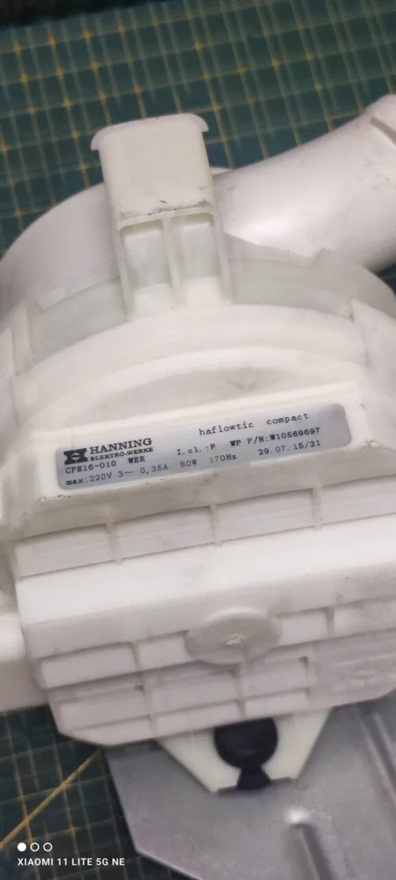 Рециркуляционный насос Whirlpool Hanning W10569697