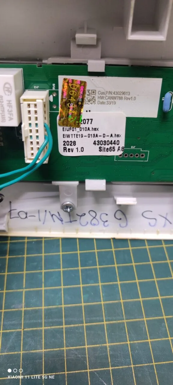 Модуль Haier RTXS G382TM/1-07 верт.загрузка