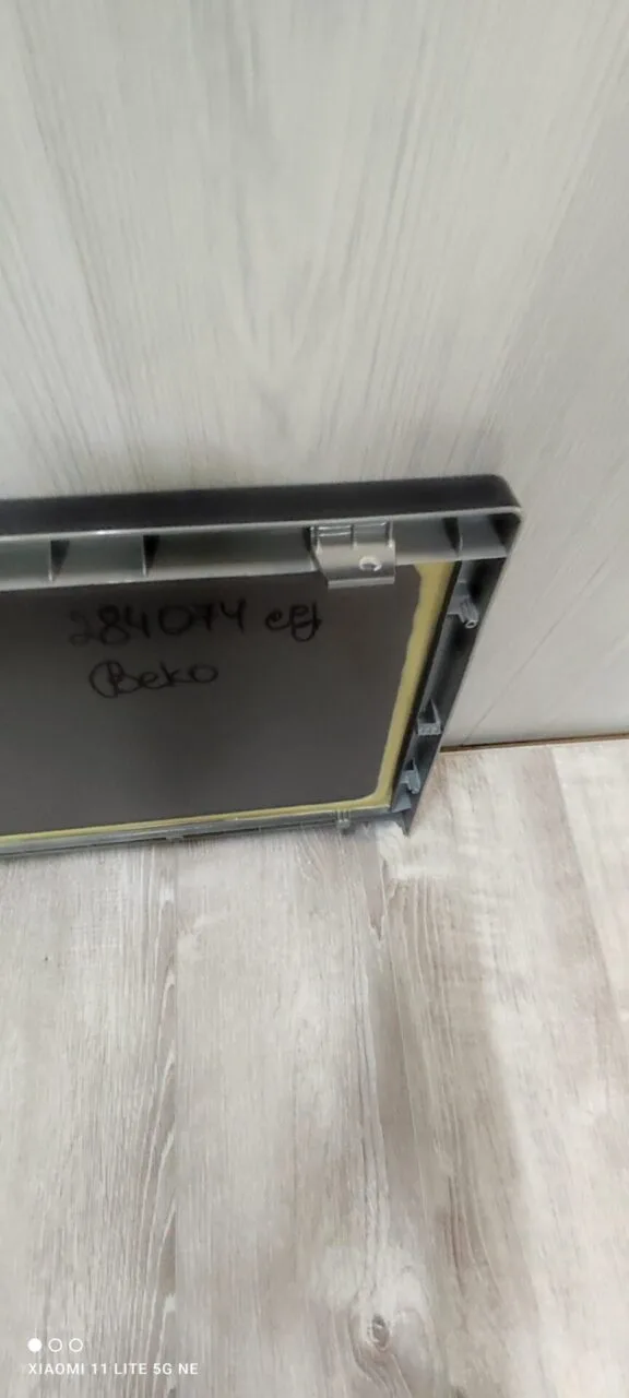 Верхняя панель корпуса Beko 284074 черн. к стиральной машине