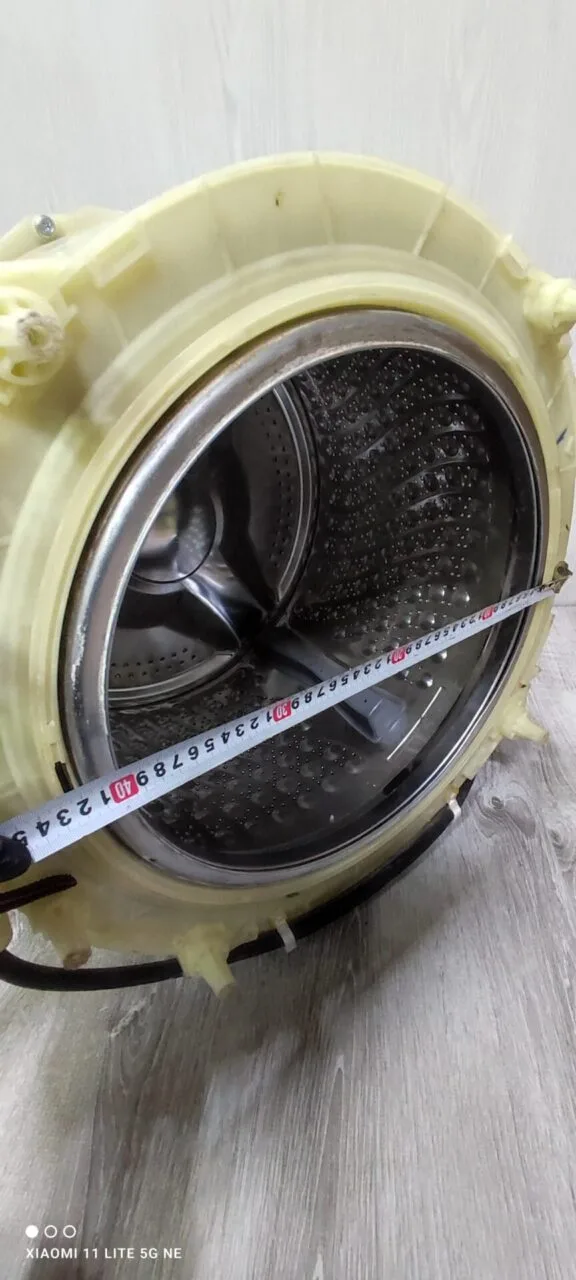 Бак в сборе Samsung DC61-001934a/03827a-eco 205/206 9кг.Без шкива. Только самовывоз!