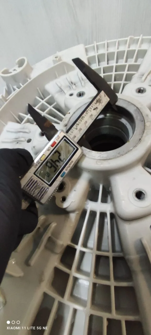 Задний полубак LG 3044er0007-1(er0018) 7-9кг. Dir.Dr. Заглуш.сушка