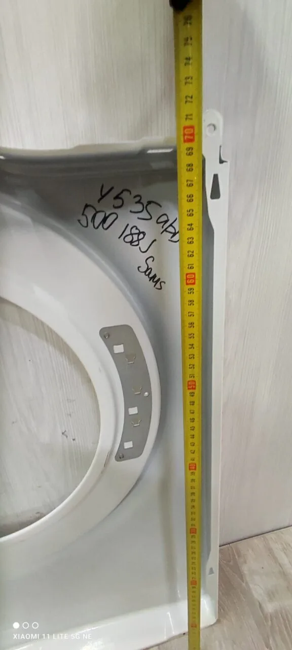 Передняя панель корпуса Samsung Y535ABB500188J к стиральной машине