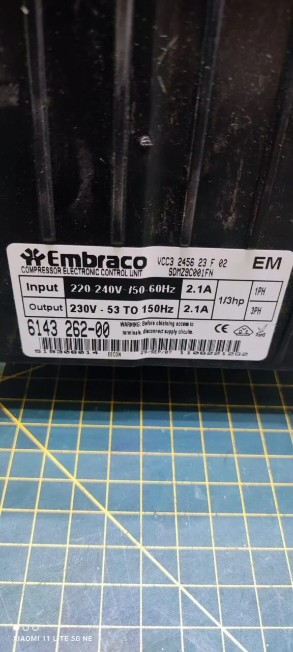 Компрессор инверторный с модулем Liebherr vemz9c vcc3 245623f02
