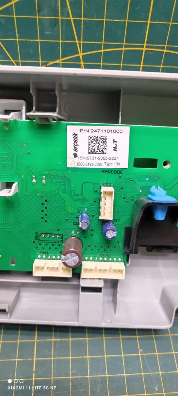 Панель управления Beko WSPE 7H616A