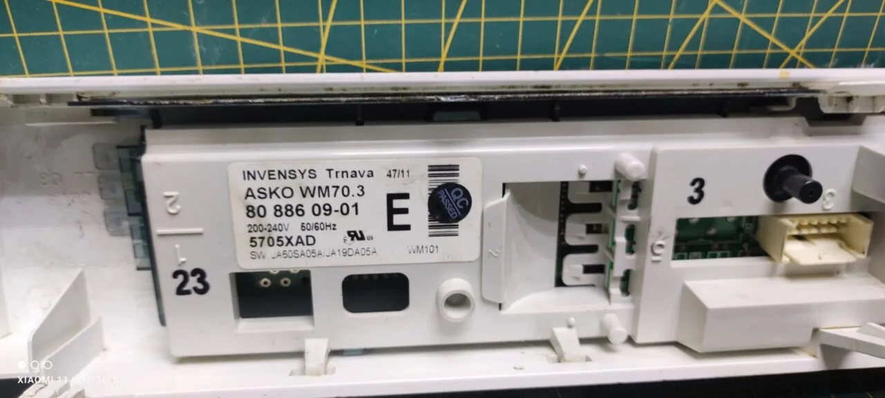 Панель управления Asko W 6984