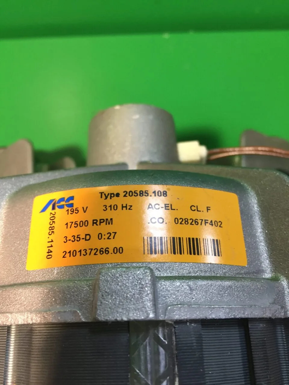 IMG_3774 Двигатель Indesit ACC 210137266.00 -5 контактов инвертор