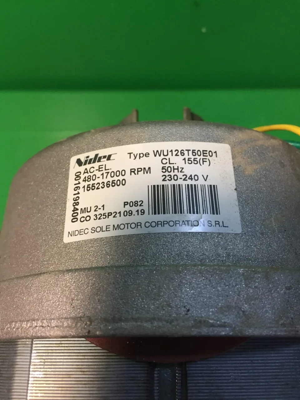 Двигатель Electrolux Nidec 155236500 -7 контактов