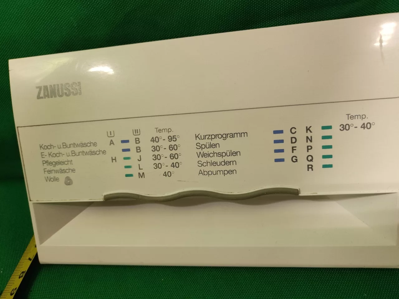 Панель порошкоприемника Zanussi 124602000