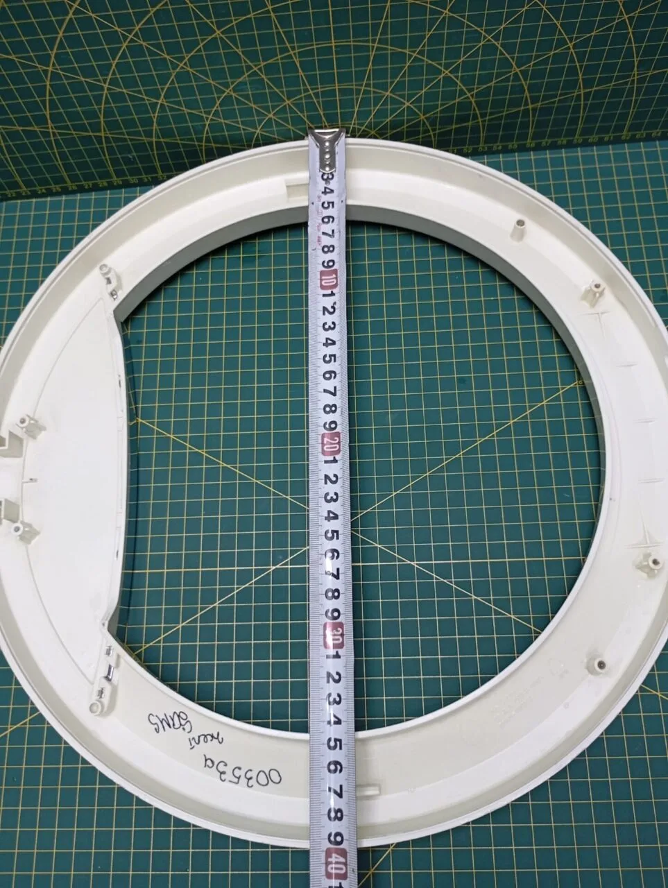 Обрамление внешнее Samsung DC63-00353A желт