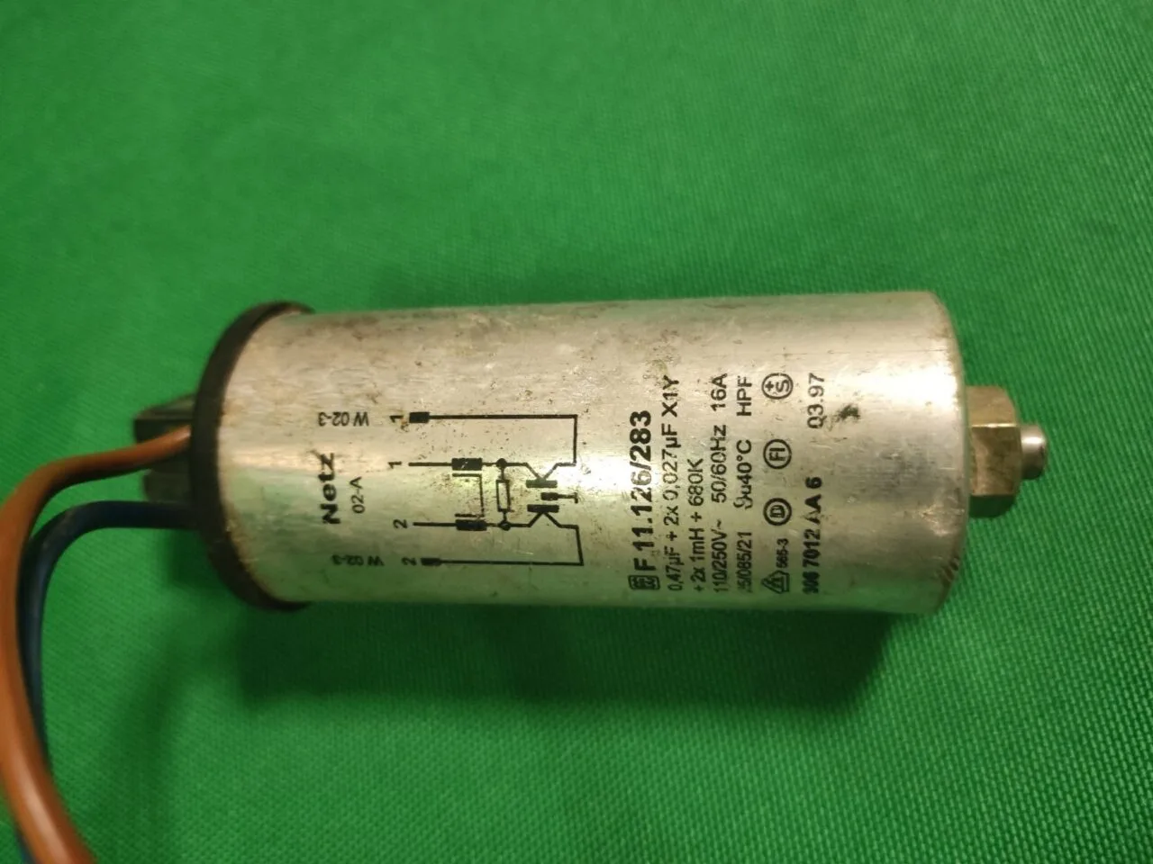 Сетевой фильтр Bosch 3067012AA6 (AA8)-16A