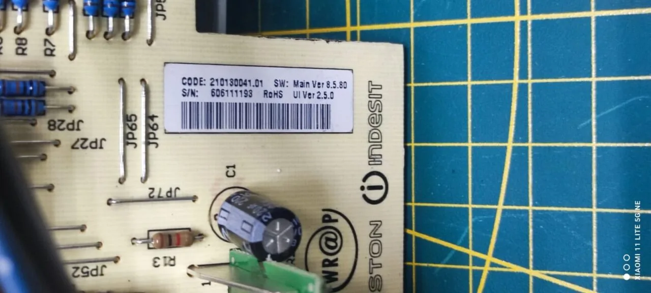 Модуль Indesit WIU 102 с деф (сломана панель)