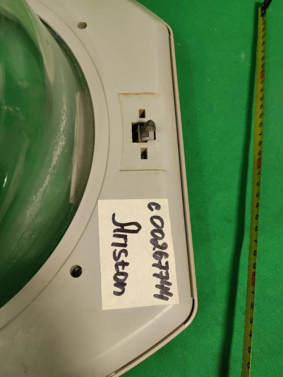 Люк в сборе Ariston C00267744 серебро для стиральной машины без сушки