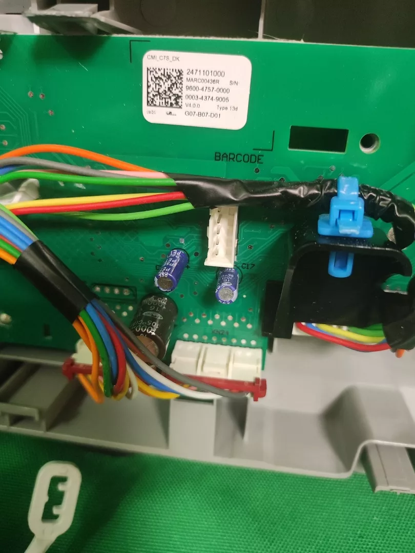 Модуль управления Beko WSPE6H616S серебро
