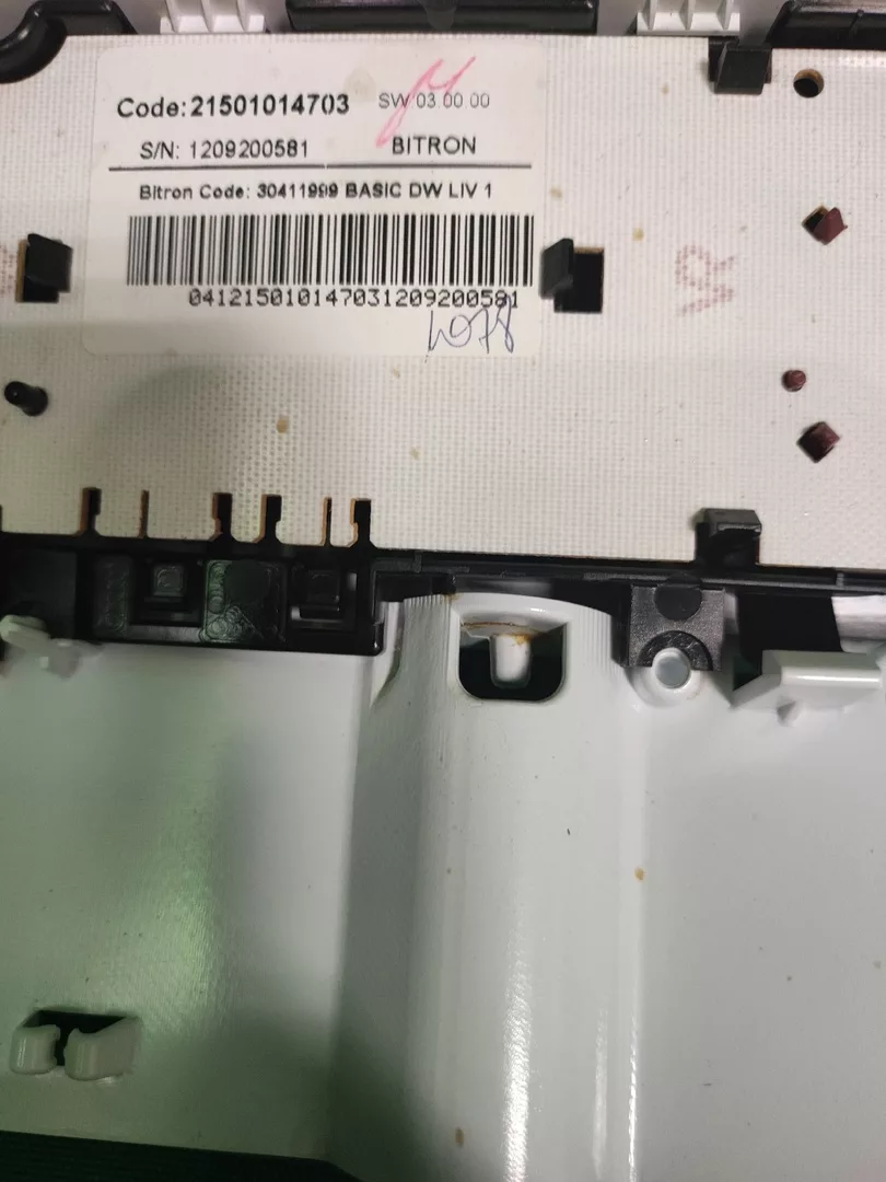 Панель управления Indesit DFG 0507